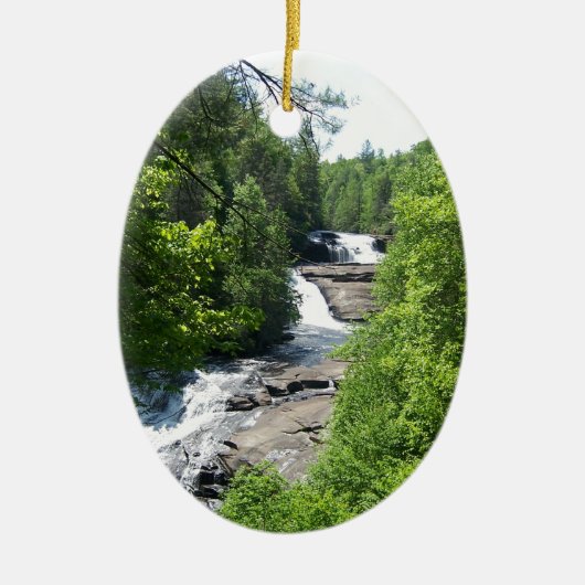 WATERVAL IN NC KERAMISCH ORNAMENT (Voorkant)