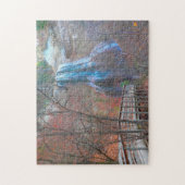 Waterval in Nebraska. Legpuzzel (Verticaal)