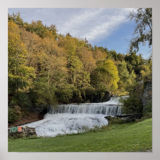 Waterval in New York Poster (Voorkant)