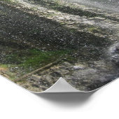 Waterval in Nice, Frankrijk Poster (Hoek)