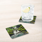 Waterval in Oerwoud | Phu Tub Berk Mountain Kartonnen Onderzetters (Insitu)