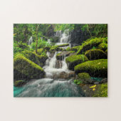 Waterval in Oerwoud | Phu Tub Berk Mountain Legpuzzel (Horizontaal)
