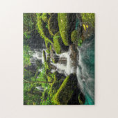 Waterval in Oerwoud | Phu Tub Berk Mountain Legpuzzel (Verticaal)