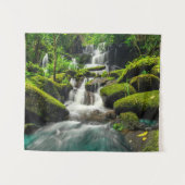 Waterval in Oerwoud | Phu Tub Berk Mountain Wandkleed (Voorkant (horizontaal))