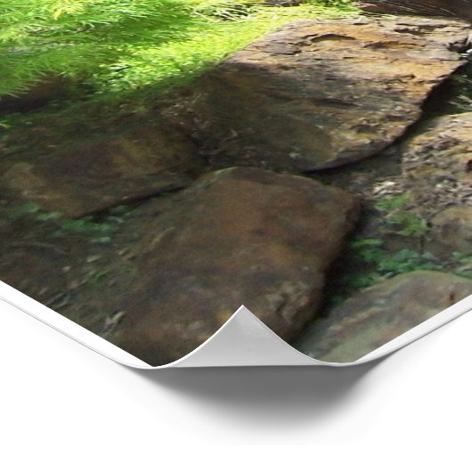 Waterval in Oklahoma Poster (Hoek)