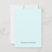 Waterval in Olympisch Nationaal Bos Bedankkaart (Achterkant)