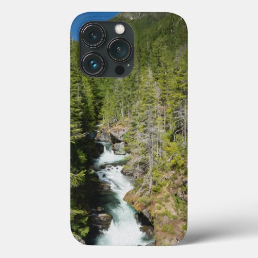 Waterval in Olympisch Nationaal Bos Case-Mate iPhone Case (Achterkant)