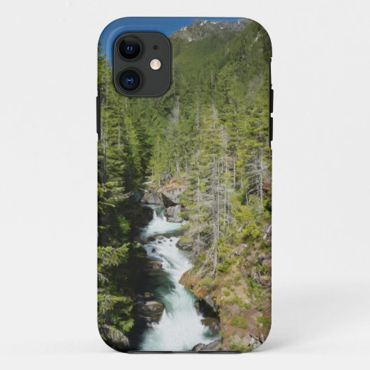 Waterval in Olympisch Nationaal Bos Case-Mate iPhone Case (Achterkant)