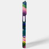 Waterval in vijver met bloemen Case-Mate iPhone case (Achterkant / Rechts)