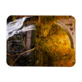 Waterval in Vintgar Gorge canyon in het najaar Magneet (Horizontaal)