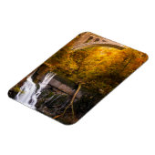 Waterval in Vintgar Gorge canyon in het najaar Magneet (Linkerzijde)