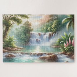 WATERVAL in WATERVERF JIGSAW PUZZEL