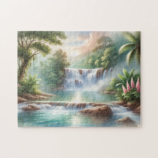 "WATerval IN WATERVERF" LEGPUZZEL (Horizontaal)