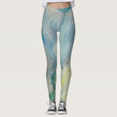 Waterval in Yellowstone door Tman,  kunst Leggings (Voorkant)