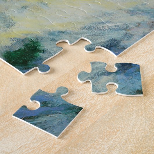 Waterval in Yellowstone door Tman, kunst Legpuzzel (Zijkant)