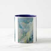 Waterval in Yellowstone door Tman,  kunst Mok (Midden)