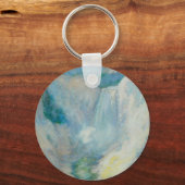 Waterval in Yellowstone door Tman,  kunst Sleutelhanger (Voorkant)