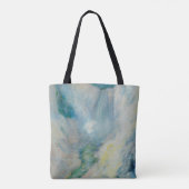 Waterval in Yellowstone door Tman,  kunst Tote Bag (Achterkant)
