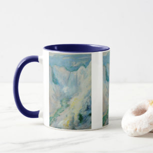 Waterval in Yellowstone door Twachtman, Vintage Ku Mok