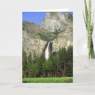 Waterval in Yosemite Nationaal Park, Californië, Kaart