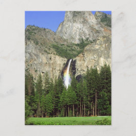 Waterval in Yosemite National Park, Californië, Briefkaart