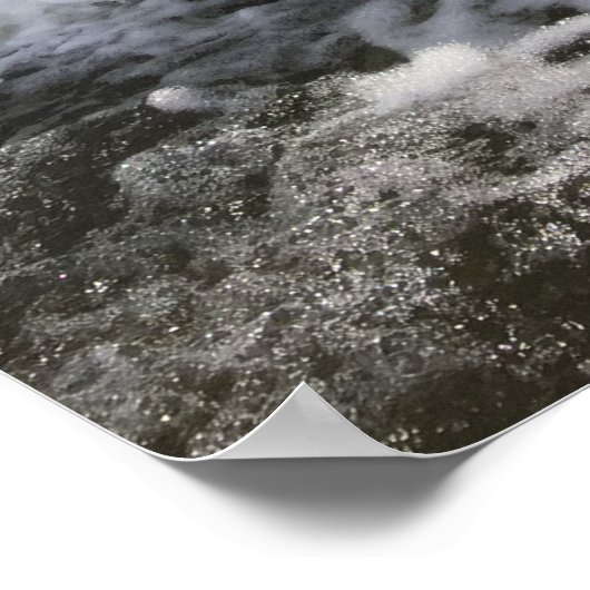 Waterval in Zen Gardens Poster (Hoek)