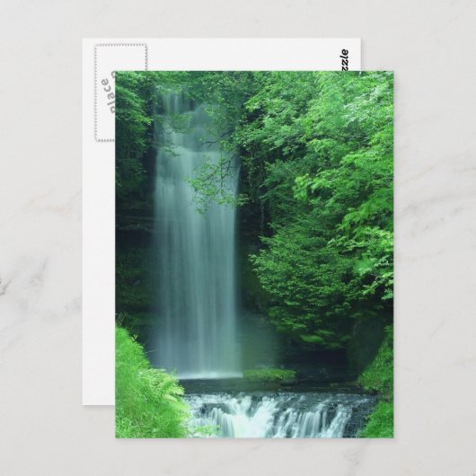 Waterval in Zion Briefkaart (Voorkant / Achterkant)