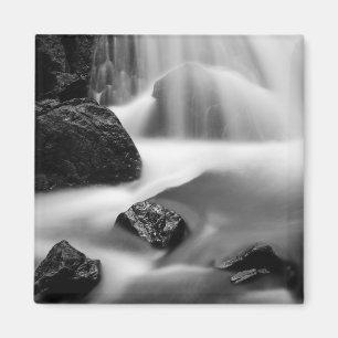 Waterval in zwart-wit, Californië Magneet