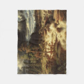 Waterval in Zweden (door Marcus Larson) Fleece Deken (Voorkant)