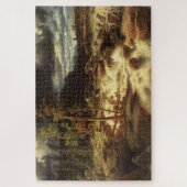 Waterval in Zweden (door Marcus Larson) Legpuzzel (Verticaal)