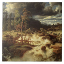 Waterval in Zweden (door Marcus Larson)