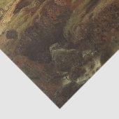 Waterval in Zweden (door Marcus Larson) Tissuepapier (Detail)