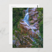 Waterval - Inca Trail, Peru - Reisfotografie Briefkaart (Voorkant / Achterkant)