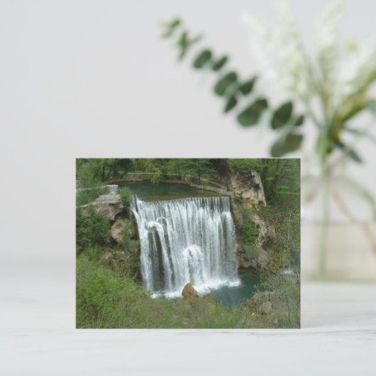 Waterval - Jajce Briefkaart (Staand voorkant)