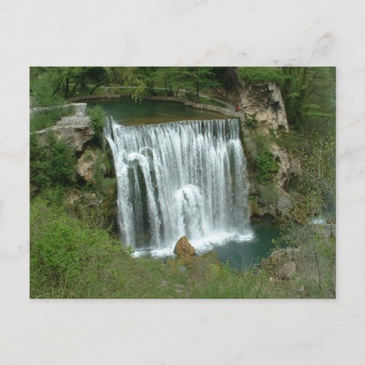 Waterval - Jajce Briefkaart (Voorkant)