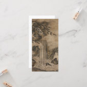 Waterval (Japanse landschapskunst) (Kano Motonobu) Kaart (Voorkant / Achterkant in situ)