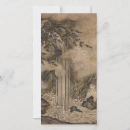 Waterval (Japanse landschapskunst) (Kano Motonobu) Kaart