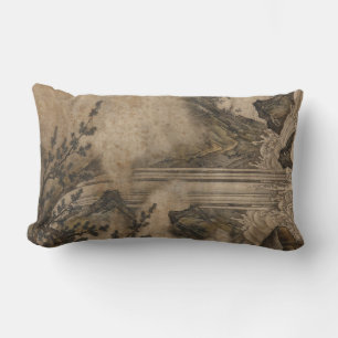 Waterval (Japanse landschapskunst) (Kano Motonobu) Kussen