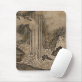 Waterval (Japanse landschapskunst) (Kano Motonobu) Muismat (Met muis)