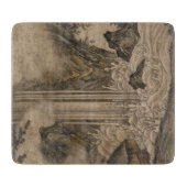 Waterval (Japanse landschapskunst) (Kano Motonobu) Snijplank (Voorkant)