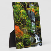 Waterval Japanse tuin Portland Fotoplaat (Zijkant)