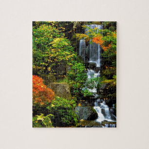 Waterval Japanse tuin Portland Legpuzzel