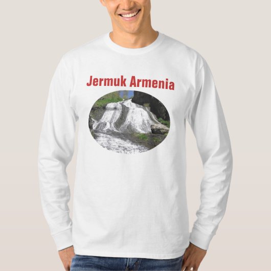 Waterval Jermuk Armenië T-shirt (Voorkant)