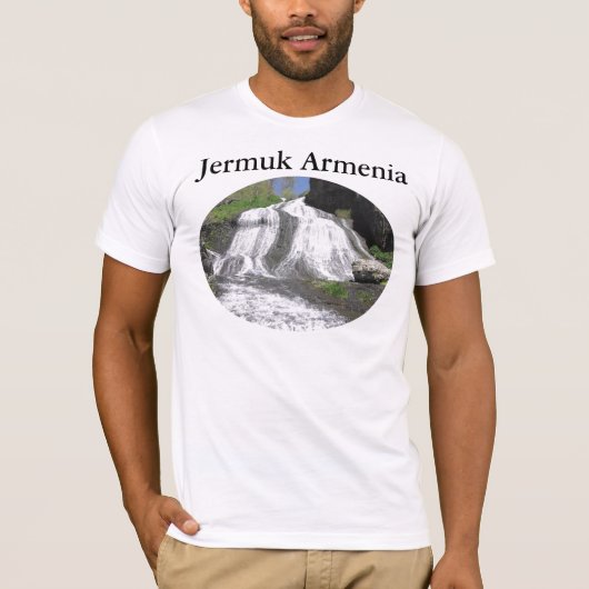 Waterval Jermuk Armenië T-shirt (Voorkant)