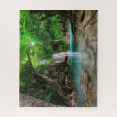 Waterval | Kanchanaburi, Thailand Legpuzzel (Verticaal)