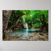 Waterval | Kanchanaburi, Thailand Poster (Voorkant)