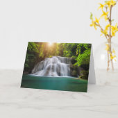 Waterval | Kanjanaburi Thailand van Erawan Kaart (Gele Bloem)
