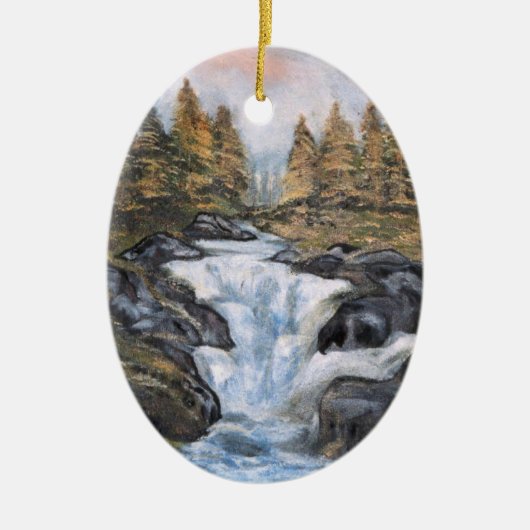 Waterval Keramisch Ornament (Voorkant)