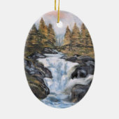 Waterval Keramisch Ornament (Achterkant)