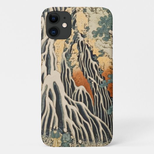 Waterval Kirifuri van Hokusai Case-Mate iPhone Case (Achterkant)